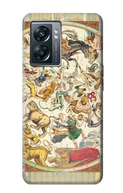 W3145 Antique Constellation Star Sky Map Hard Case and Leather Flip Case For OnePlus Nord N300