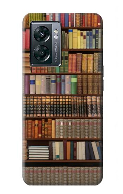 W3154 Bookshelf Hard Case and Leather Flip Case For OnePlus Nord N300