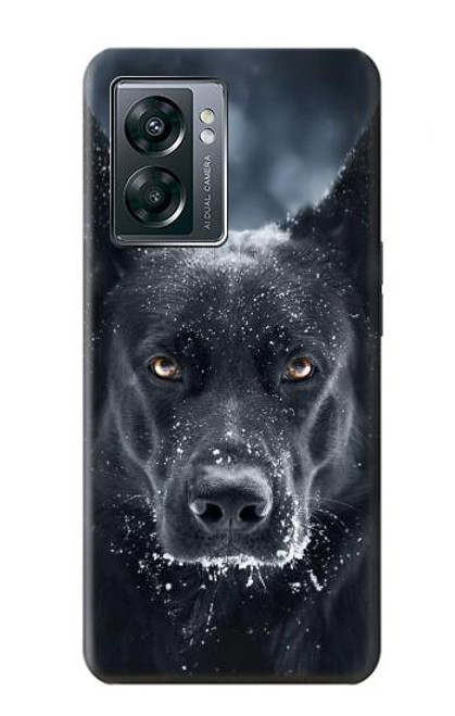 W3168 German Shepherd Black Dog Hard Case and Leather Flip Case For OnePlus Nord N300