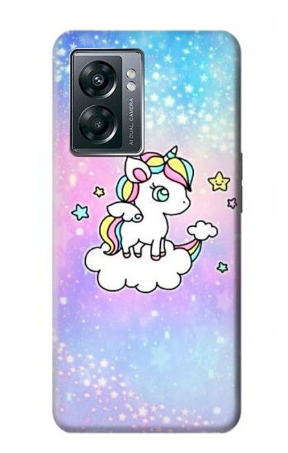 W3256 Cute Unicorn Cartoon Hard Case and Leather Flip Case For OnePlus Nord N300