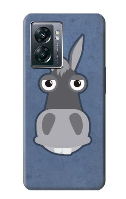 W3271 Donkey Cartoon Hard Case and Leather Flip Case For OnePlus Nord N300