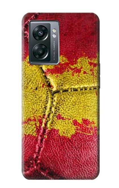 W3315 Spain Flag Vintage Football Graphic Hard Case and Leather Flip Case For OnePlus Nord N300