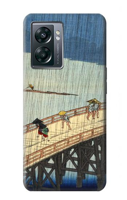 W3347 Utagawa Hiroshige Sudden shower Hard Case and Leather Flip Case For OnePlus Nord N300