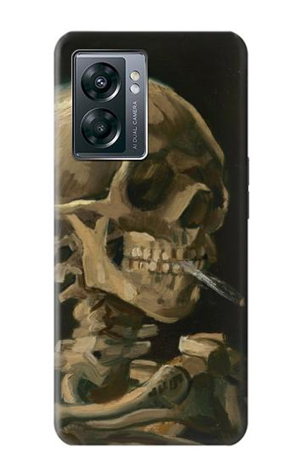 W3358 Vincent Van Gogh Skeleton Cigarette Hard Case and Leather Flip Case For OnePlus Nord N300