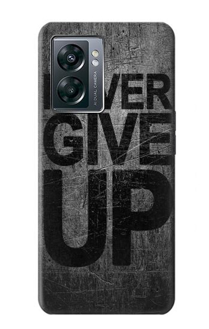 W3367 Never Give Up Hard Case and Leather Flip Case For OnePlus Nord N300