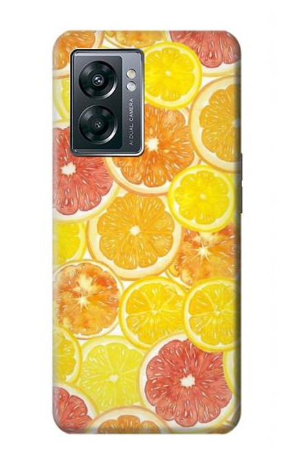 W3408 Lemon Hard Case and Leather Flip Case For OnePlus Nord N300