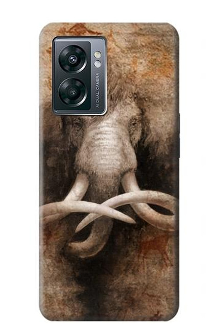 W3427 Mammoth Ancient Cave Art Hard Case and Leather Flip Case For OnePlus Nord N300