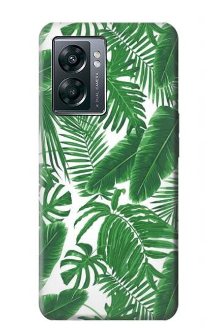 W3457 Paper Palm Monstera Hard Case and Leather Flip Case For OnePlus Nord N300