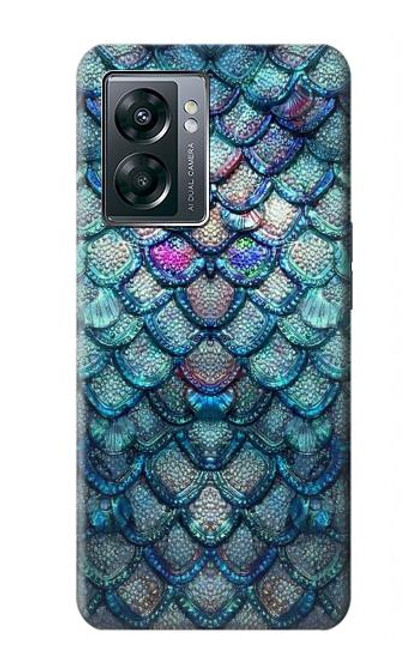 W3809 Mermaid Fish Scale Hard Case and Leather Flip Case For OnePlus Nord N300