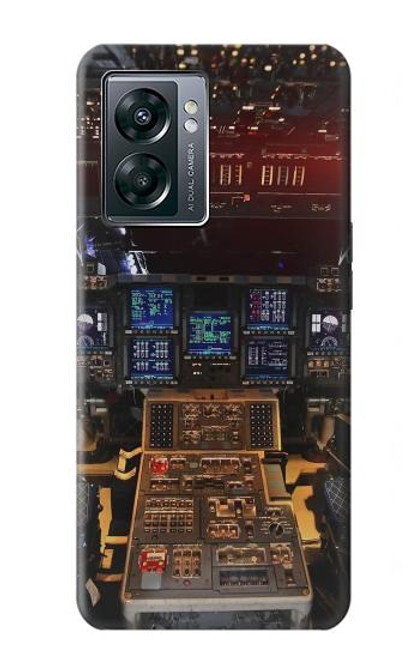 W3836 Airplane Cockpit Hard Case and Leather Flip Case For OnePlus Nord N300