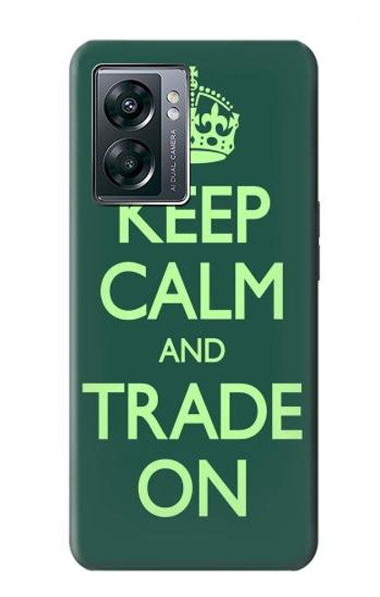 W3862 Keep Calm and Trade On Hard Case and Leather Flip Case For OnePlus Nord N300