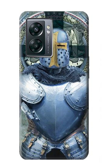 W3864 Medieval Templar Heavy Armor Knight Hard Case and Leather Flip Case For OnePlus Nord N300