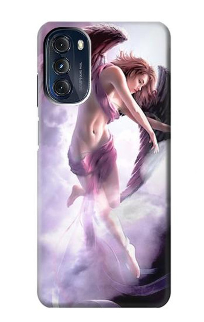 W0407 Fantasy Angel Hard Case and Leather Flip Case For Motorola Moto G 5G (2023)