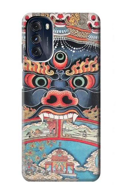 W0572 Tibet Art Hard Case and Leather Flip Case For Motorola Moto G 5G (2023)