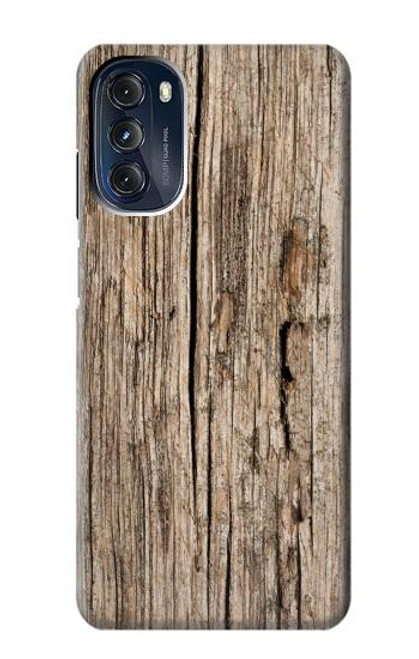 W0600 Wood Graphic Printed Hard Case and Leather Flip Case For Motorola Moto G 5G (2023)