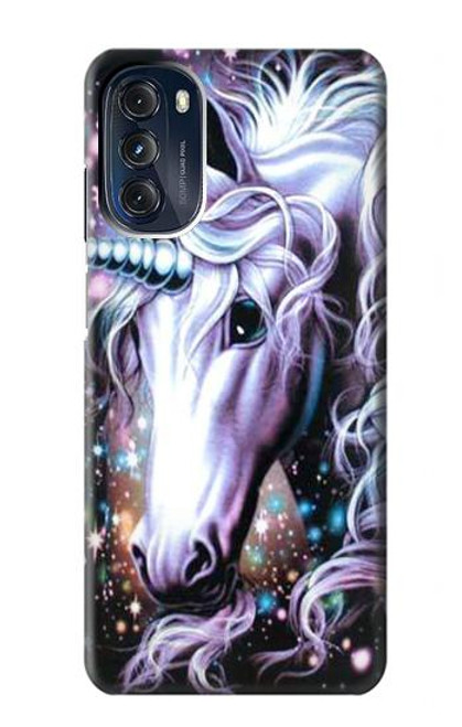 W0749 Unicorn Horse Hard Case and Leather Flip Case For Motorola Moto G 5G (2023)