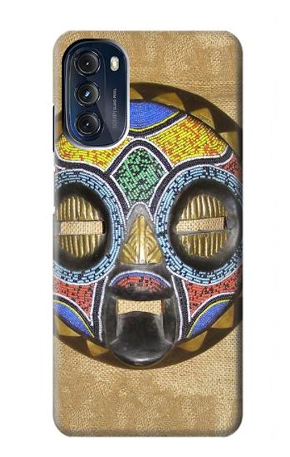 W0965 African Baluba Mask Hard Case and Leather Flip Case For Motorola Moto G 5G (2023)