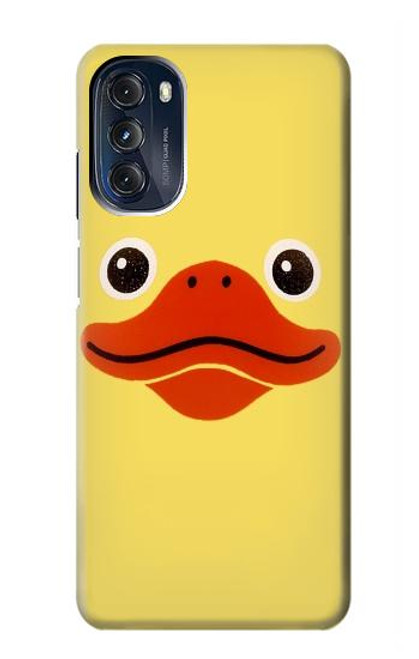 W1922 Duck Face Hard Case and Leather Flip Case For Motorola Moto G 5G (2023)