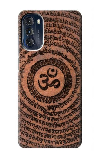 W2874 Om Symbol Tattoo Hard Case and Leather Flip Case For Motorola Moto G 5G (2023)