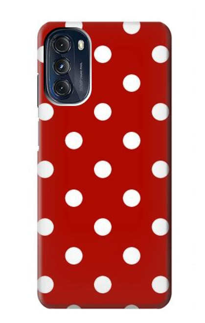 W2951 Red Polka Dots Hard Case and Leather Flip Case For Motorola Moto G 5G (2023)