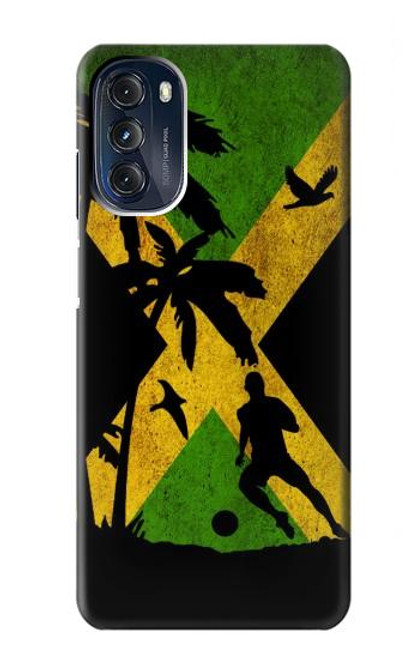 W2975 Jamaica Football Soccer Hard Case and Leather Flip Case For Motorola Moto G 5G (2023)