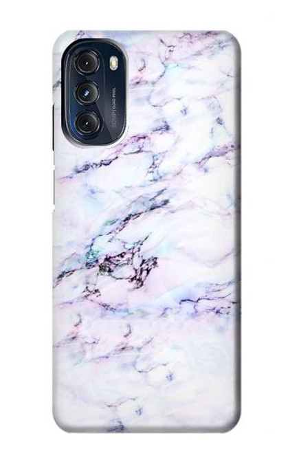 W3215 Seamless Pink Marble Hard Case and Leather Flip Case For Motorola Moto G 5G (2023)