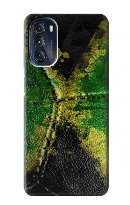 W3319 Jamaica Flag Vintage Football Graphic Hard Case and Leather Flip Case For Motorola Moto G 5G (2023)