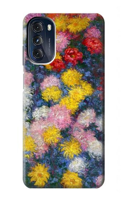 W3342 Claude Monet Chrysanthemums Hard Case and Leather Flip Case For Motorola Moto G 5G (2023)