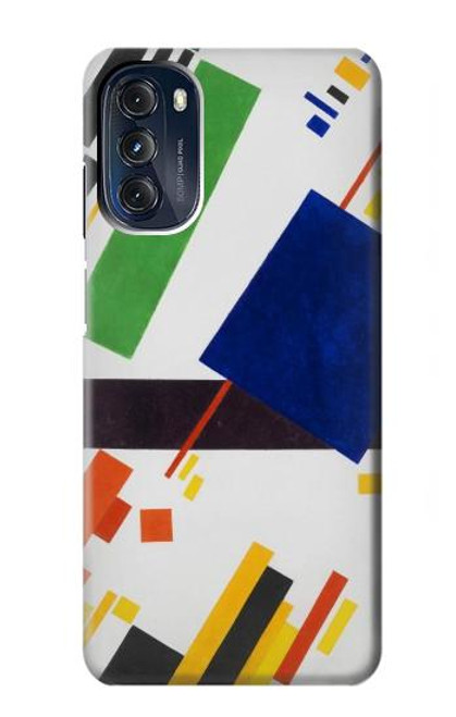 W3343 Kazimir Malevich Suprematist Composition Hard Case and Leather Flip Case For Motorola Moto G 5G (2023)