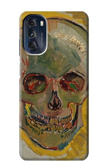 W3359 Vincent Van Gogh Skull Hard Case and Leather Flip Case For Motorola Moto G 5G (2023)