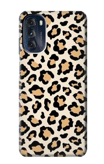 W3374 Fashionable Leopard Seamless Pattern Hard Case and Leather Flip Case For Motorola Moto G 5G (2023)