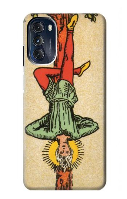 W3377 Tarot Card Hanged Man Hard Case and Leather Flip Case For Motorola Moto G 5G (2023)