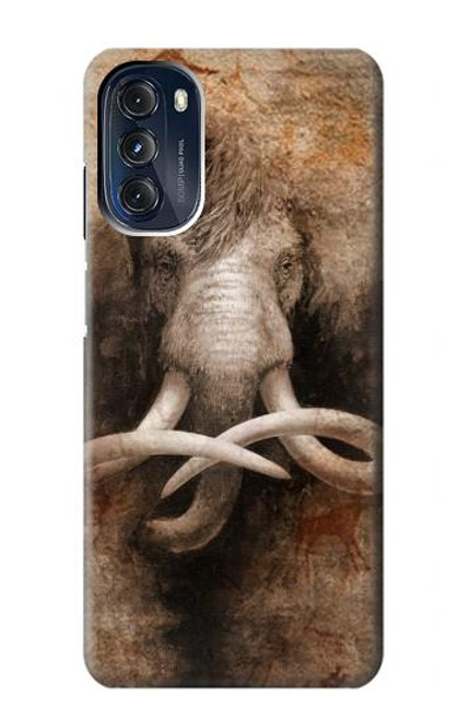 W3427 Mammoth Ancient Cave Art Hard Case and Leather Flip Case For Motorola Moto G 5G (2023)