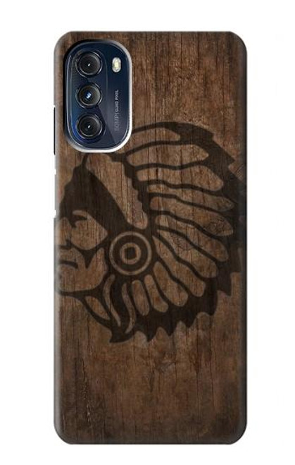 W3443 Indian Head Hard Case and Leather Flip Case For Motorola Moto G 5G (2023)