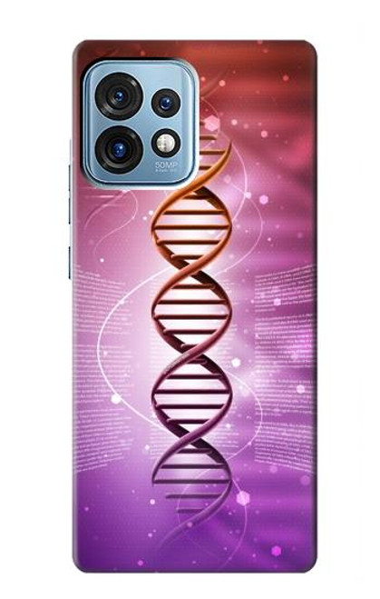 W2573 Dna Genetic Code Hard Case and Leather Flip Case For Motorola Edge+ (2023), X40, X40 Pro, Edge 40 Pro