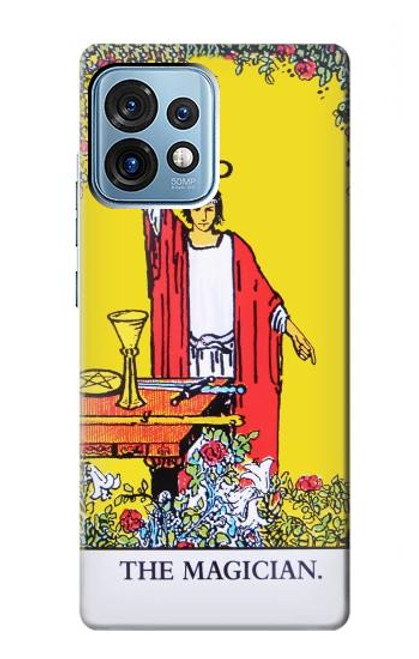 W2806 Tarot Card The Magician Hard Case and Leather Flip Case For Motorola Edge+ (2023), X40, X40 Pro, Edge 40 Pro