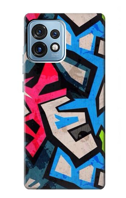 W3445 Graffiti Street Art Hard Case and Leather Flip Case For Motorola Edge+ (2023), X40, X40 Pro, Edge 40 Pro