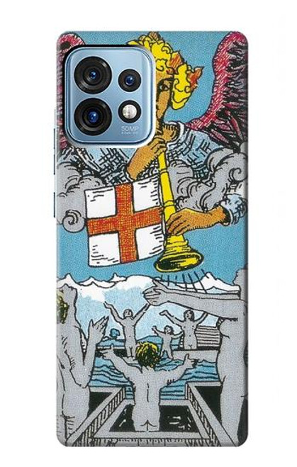 W3743 Tarot Card The Judgement Hard Case and Leather Flip Case For Motorola Edge+ (2023), X40, X40 Pro, Edge 40 Pro