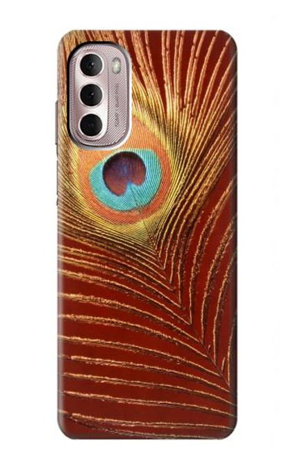 W0512 Peacock Hard Case and Leather Flip Case For Motorola Moto G Stylus 4G (2022)