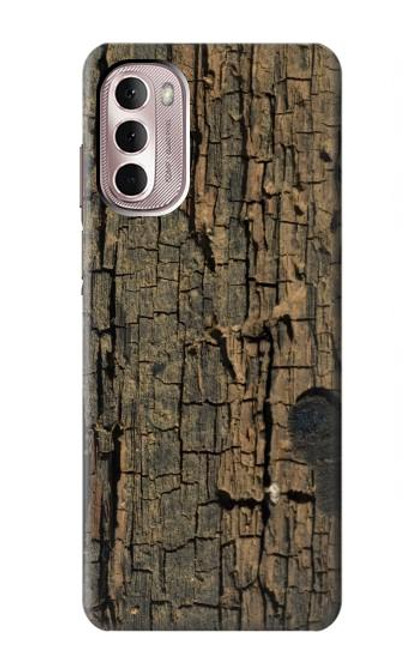 W0598 Wood Graphic Printed Hard Case and Leather Flip Case For Motorola Moto G Stylus 4G (2022)