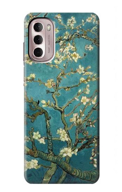 W0842 Blossoming Almond Tree Van Gogh Hard Case and Leather Flip Case For Motorola Moto G Stylus 4G (2022)