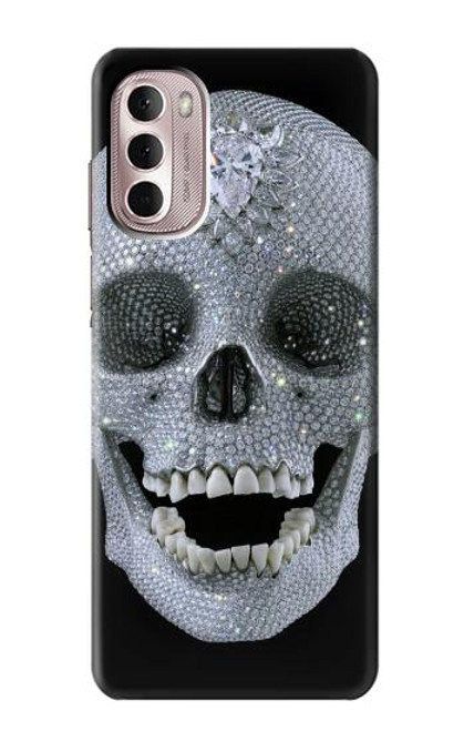 W1286 Diamond Skull Hard Case and Leather Flip Case For Motorola Moto G Stylus 4G (2022)