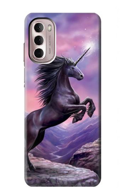 W1461 Unicorn Fantasy Horse Hard Case and Leather Flip Case For Motorola Moto G Stylus 4G (2022)