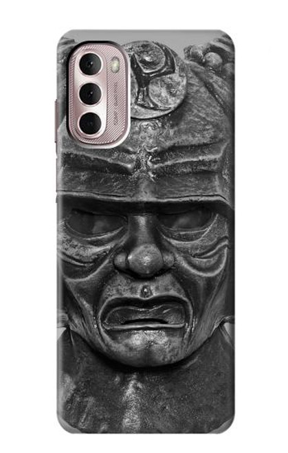 W1827 Japan Samurai Helmet Hard Case and Leather Flip Case For Motorola Moto G Stylus 4G (2022)