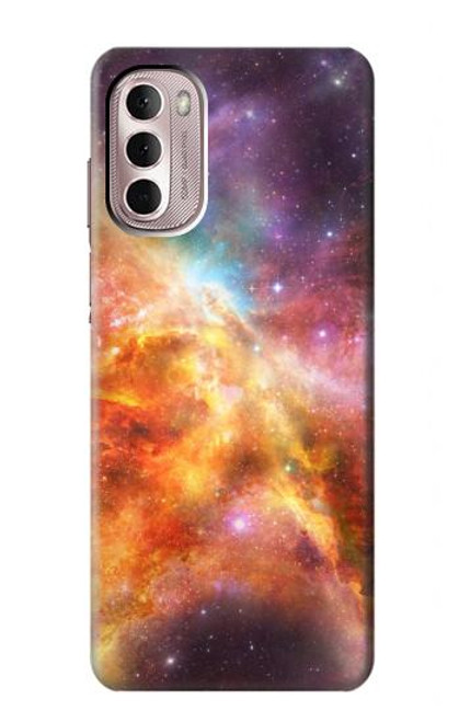 W1963 Nebula Rainbow Space Hard Case and Leather Flip Case For Motorola Moto G Stylus 4G (2022)