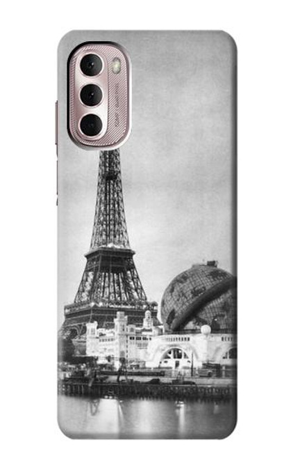 W2350 Old Paris Eiffel Tower Hard Case and Leather Flip Case For Motorola Moto G Stylus 4G (2022)