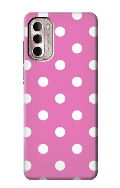 W2358 Pink Polka Dots Hard Case and Leather Flip Case For Motorola Moto G Stylus 4G (2022)