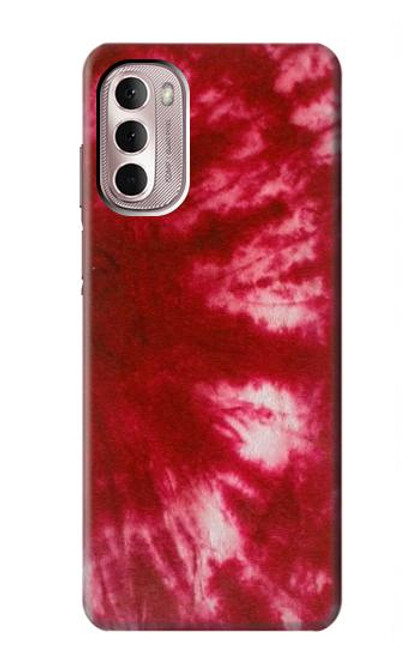 W2480 Tie Dye Red Hard Case and Leather Flip Case For Motorola Moto G Stylus 4G (2022)