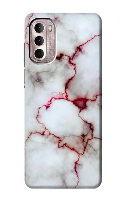 W2920 Bloody Marble Hard Case and Leather Flip Case For Motorola Moto G Stylus 4G (2022)