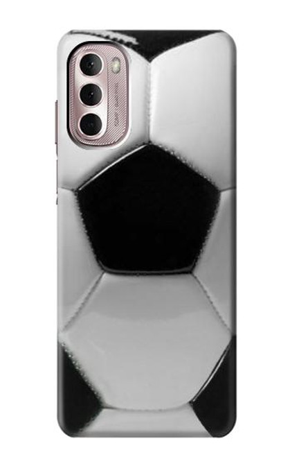 W2964 Football Soccer Ball Hard Case and Leather Flip Case For Motorola Moto G Stylus 4G (2022)
